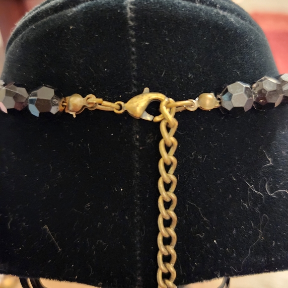 Fashion Jewelry Black and Brown Beaded Necklace - Picture 5 of 5